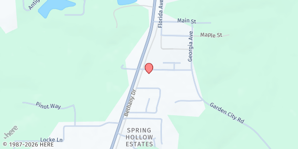 Map showing First Baptist Church of Garden City at 3140 Haskell Langley Rd., Crestview, FL