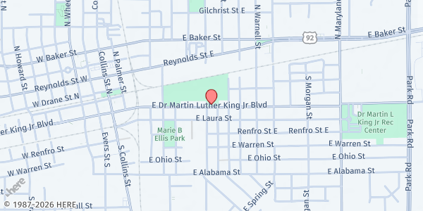 Map showing Champion's Lair at 104 West Fuller Street, Davenport, FL