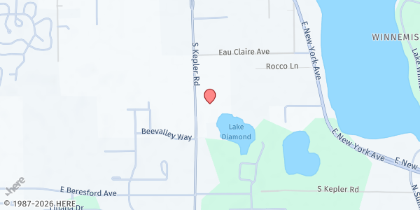 Map showing First Assembly Deland at 551 S Kepler Rd, Deland, FL