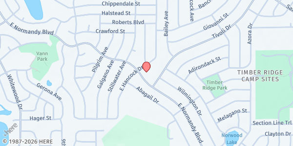 Map showing Deltona Christian Church at 960 E Normandy Blvd, Deltona, FL