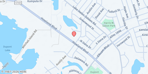 Map showing Deltona Presbyterian Church at 2300 Howland Blvd, Deltona, FL