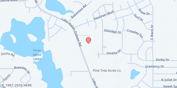 Map showing New Hope Human Services - Deltona at 2855 Lake Helen Osteen Rd., Deltona, FL