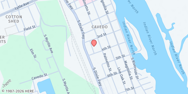 Map showing Under the Stars Mission Inc at 1111 S Orange St, Deltona, FL