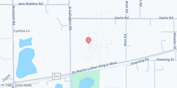 Map showing San Jose Mission at 3228 San Jose Mission Drive, Dover, FL
