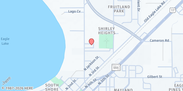 Map showing First Assembly Eagle Lake at 670 N. Eagle Dr., Eagle Lake, FL
