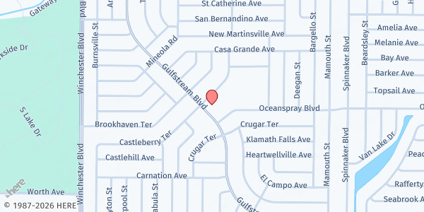 Map showing Englewood Christian Church at 9600 GULFSTREAM BLVD, ENGLEWOOD, FL