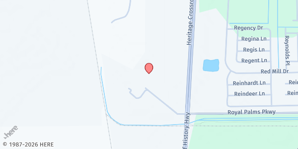 Map showing Grace Community Food Pantry - Main Location at 245 Education Way, FL, FL