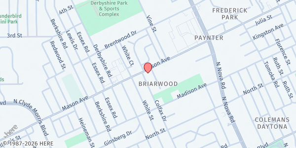 Map showing Westside Baptist Church at 1085 Mason Ave, FL, FL