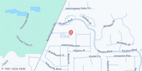 Map showing BUCKINGHAM EXCEPTIONAL STUDENT CENTER at 3291 Buckingham Rd, Fort Myers, FL