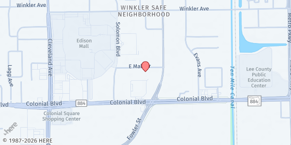 Map showing CENTERSTONE at 4350 Fowler, Fort Myers, FL