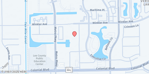 Map showing Children's Network at 4150 Ford Street, Fort Myers, FL