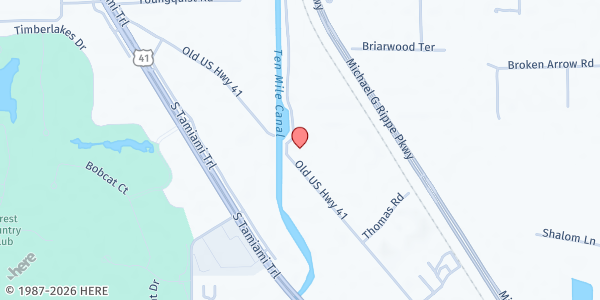 Map showing EVA'S CLOSET AND FOUNDATION at 16331 Old US 41 #101, Fort Myers, FL
