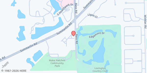 Map showing Jewish Federation of Lee & Charlotte Counties - Food Pantry at 9701 Commerce Center Ct., Fort Myers, FL