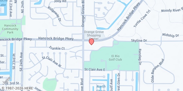 Map showing Lutheran Church of Good Shepherd at 4770 Orange Grove Blvd N., Fort Myers, FL