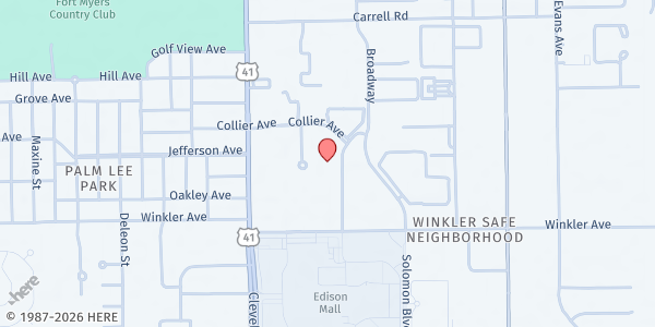 Map showing Sante Plus - Fort Myers at 3822 Broadway Ave, Fort Myers, FL