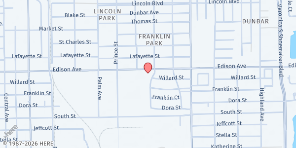Map showing SOUTHWARD VILLAGE at 2990 EDISON AVE, Fort Myers, FL