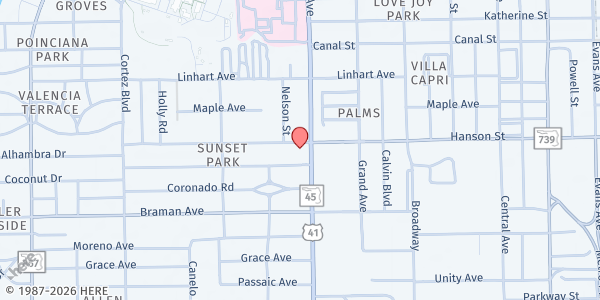 Map showing St. Vincent DePaul at St. Vincent DePaul, Fort Myers, FL