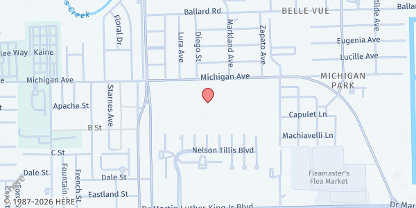 Map showing Young Parent Education Program (LAMP) at 3650 Michigan Ave Suite #1, Fort Myers, FL