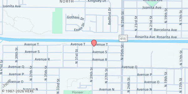 Map showing Faith Temple Community Development Center at 2805 Avenue T, Fort Pierce, FL