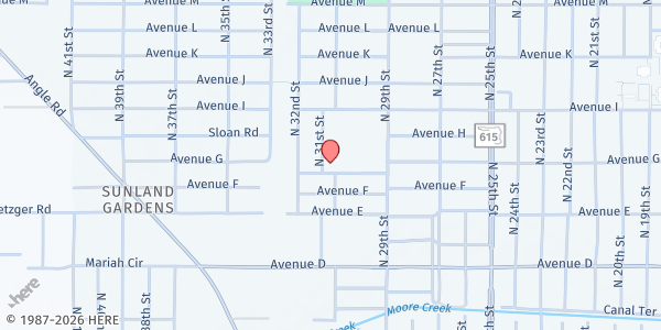 Map showing In the Image of Christ, Inc. at 3090 Avenue G, Fort Pierce, FL