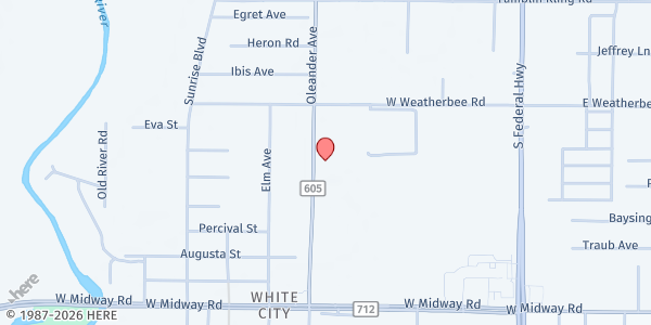 Map showing Ministerio Jesus Cristo Es El Camino at 4600 Oleander Avenue, Fort Pierce, FL