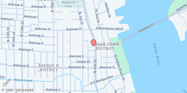 Map showing Whole Family Health Center - SLC at 725 N US Highway 1, Fort Pierce, FL