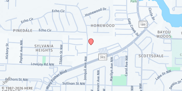 Map showing The Salvation Army - Fort Walton Beach at 425 Mary Esther Cut Off NW, Fort Walton Beach, FL