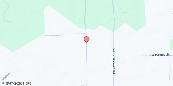 Map showing Bethlehem United Methodist Church at 712 SW Bethlehem Ave., Fort White, FL