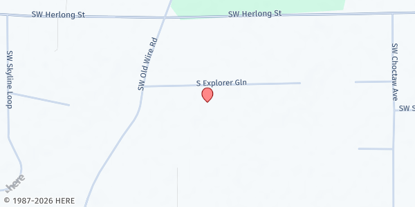 Map showing Deese Park at 334 Explorer Glen, Fort White, FL