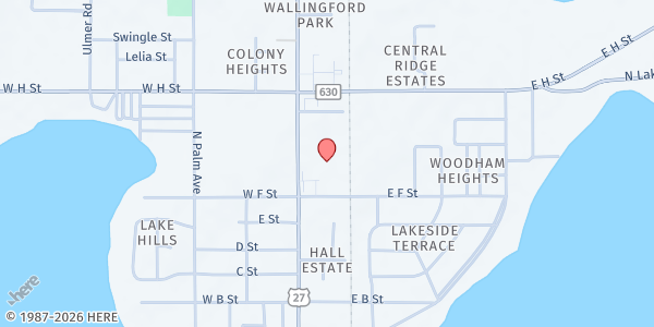 Map showing Frostproof SDA at 530 N Scenic Hwy, Frostproof, FL