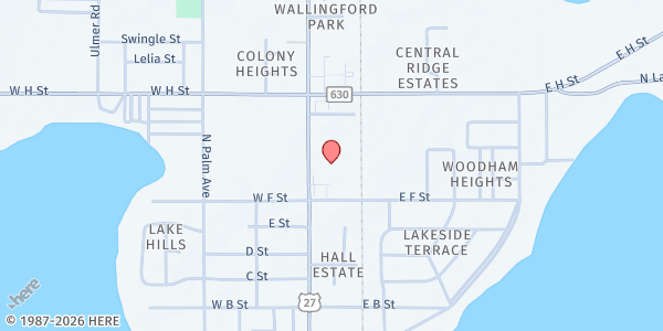 Map showing Frostproof Seventh-day Adventist Church at 530 N. Scenic Hwy, Frostproof, FL