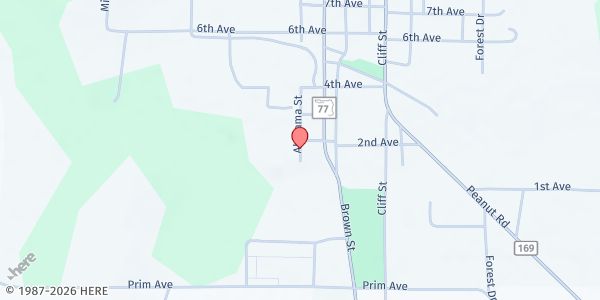 Map showing Turning Point Church at , Graceville, FL