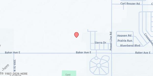 Map showing Creating Disciples Ministry at 3520 Baker Dairy Road, Haines City, FL