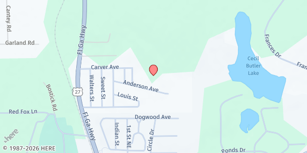 Map showing Mobile Distribution @ Havana High School at 264 Carver Ave, Havana, FL