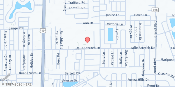 Map showing SVDP Holiday Conference at 4843 Mile Stretch Dr, Holiday, FL