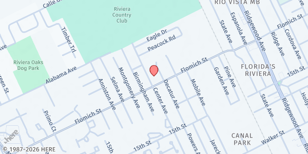 Map showing Holly Hill Distribution at 560 Flomich Street, Holly Hill, FL