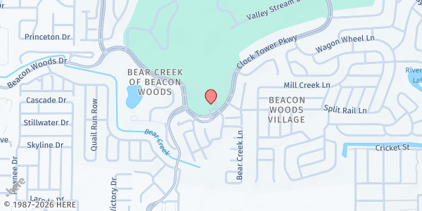 Map showing CARES Hudson Location at 12417 Clock Tower Parkway, Hudson, FL