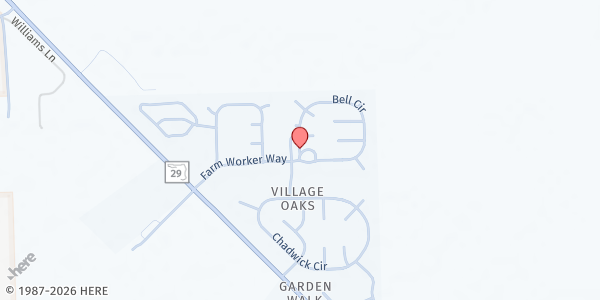 Map showing Farm Workers Village at Farm Worker Way & Bell Circle, Immokalee, FL