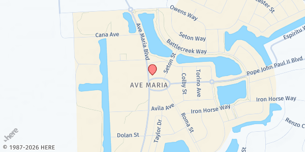 Map showing LEADERS OF MANY at 5060 ANNUNCIATION WAY, IMMOKALEE, FL