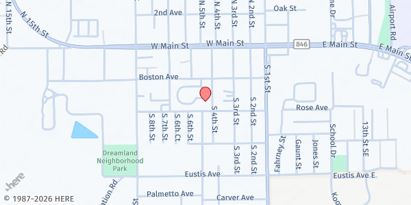 Map showing NCEF-HH PATHWAYS CHILD CENTER at 415 Colorado Ave, IMMOKALEE, FL