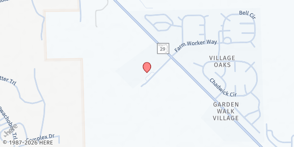 Map showing Village Oaks Elementary at 1601 FL-29, Immokalee, FL