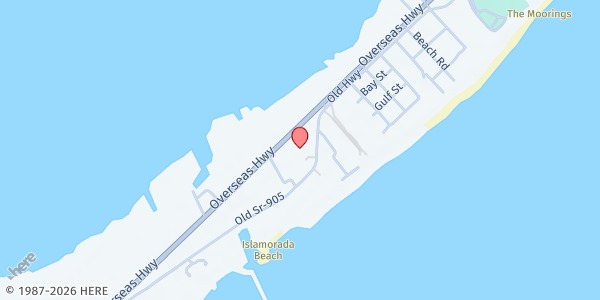 Map showing First Baptist Church of Islamorada at 81201 Overseas Hwy, Islamorada, FL