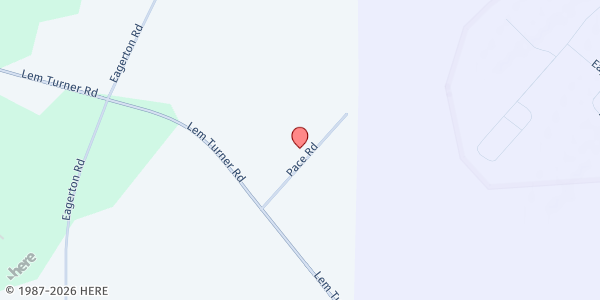Map showing Be the Change NEFL; Inc at 14244 Pace Road, Jacksonville, FL