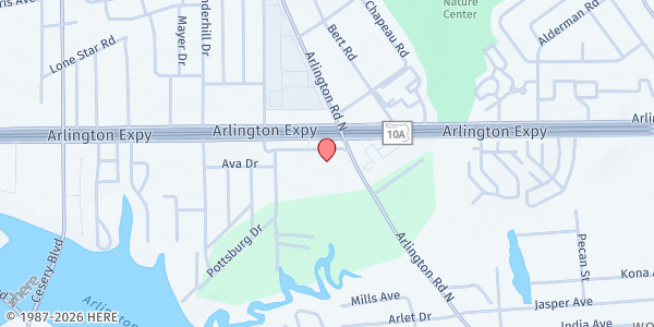 Map showing Christ the King Catholic Church - Food Pantry at 742 Arlington Rd. N., Jacksonville, FL