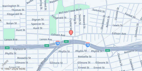 Map showing Daily Manna at 2669 Edison Avenue, Jacksonville, FL