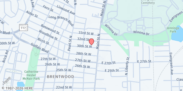 Map showing Greater Springfield Family Resource Center at 3816 N Main Street 30th St. Side of Andrew Jackson, Jacksonville, FL