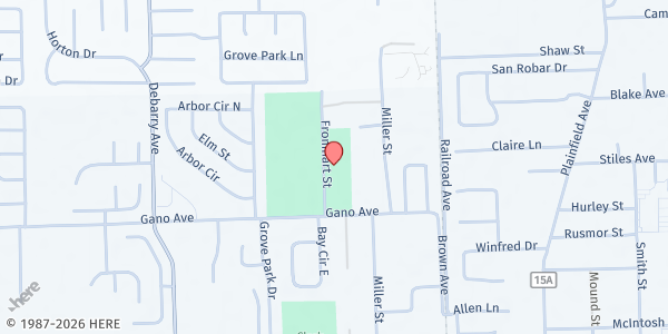 Map showing Orange Park Clothes Closet and Food Pantry at 1010 Fromhart Street, Jacksonville, FL