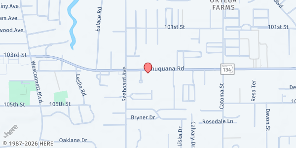 Map showing Restoration of Truth Ministry at 5618 Timuquana Road Suite 2, Jacksonville, FL