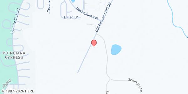 Map showing La Nueva Jerusalen at 4925 Old Pleasant Hill Rd., Kissimmee, FL
