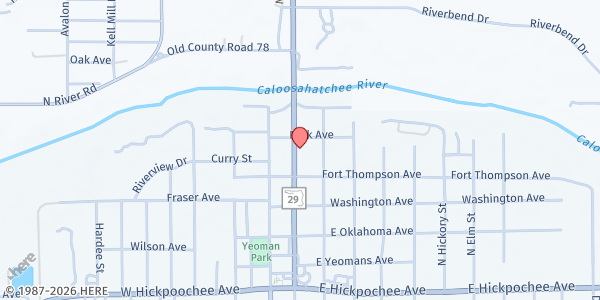 Map showing OUR LADY QUEEN OF HEAVEN at 355 Bridge St., LaBelle, FL